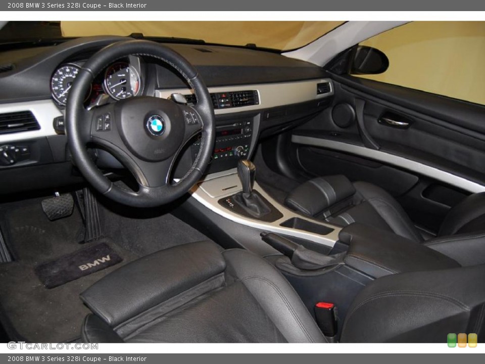 Black Interior Dashboard for the 2008 BMW 3 Series 328i Coupe #38150380
