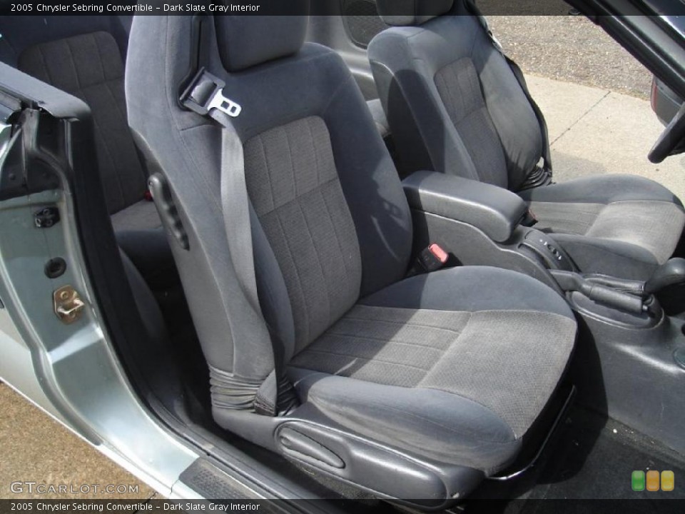 Dark Slate Gray Interior Photo for the 2005 Chrysler Sebring Convertible #38150768