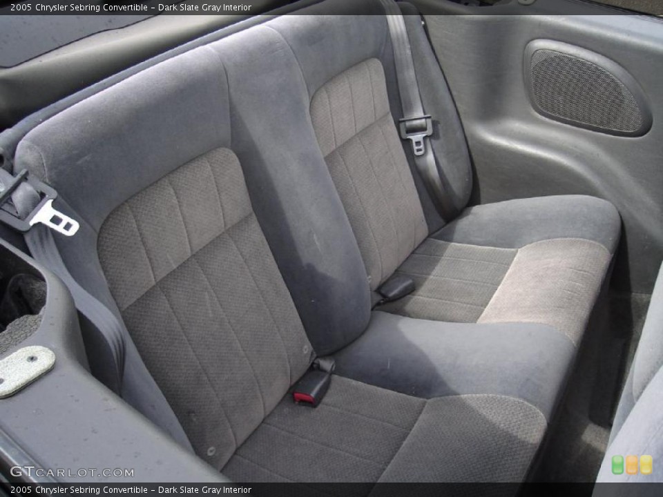 Dark Slate Gray Interior Photo for the 2005 Chrysler Sebring Convertible #38150808