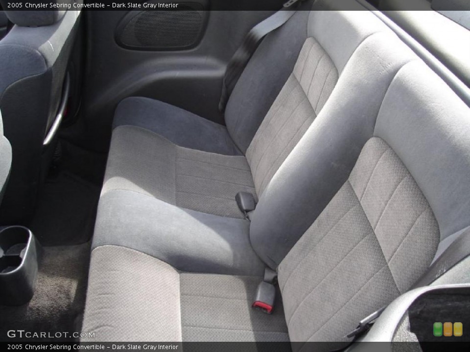 Dark Slate Gray Interior Photo for the 2005 Chrysler Sebring Convertible #38150832