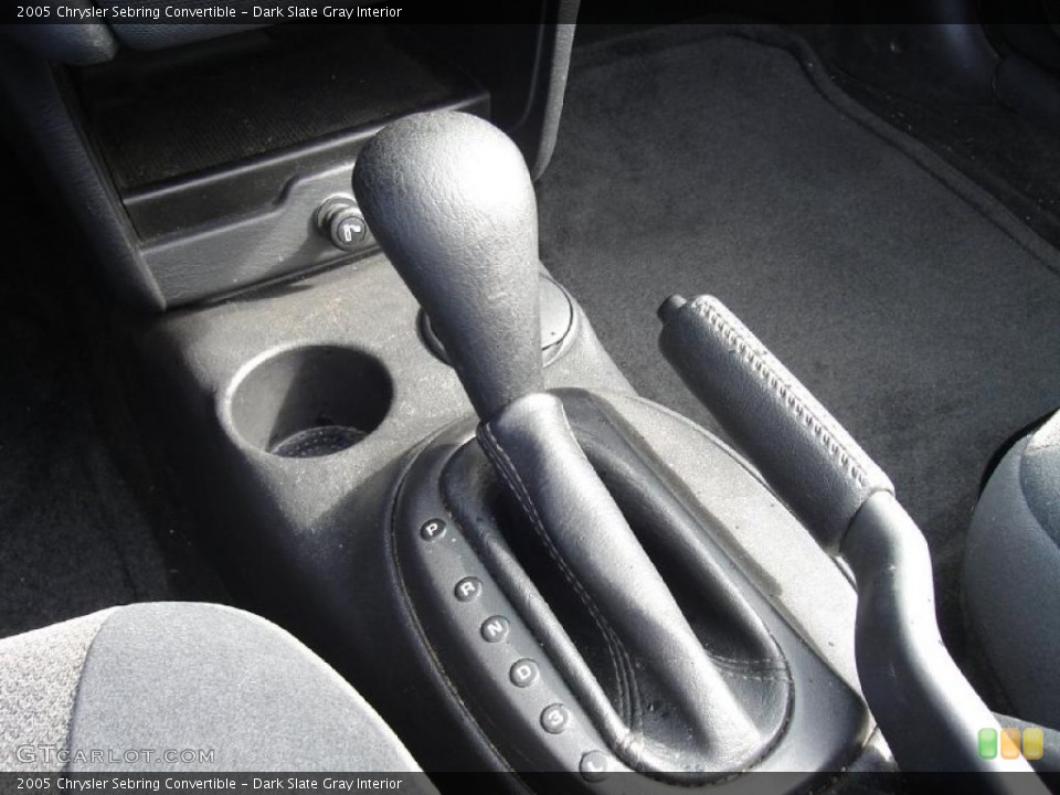 Dark Slate Gray Interior Transmission for the 2005 Chrysler Sebring Convertible #38150964