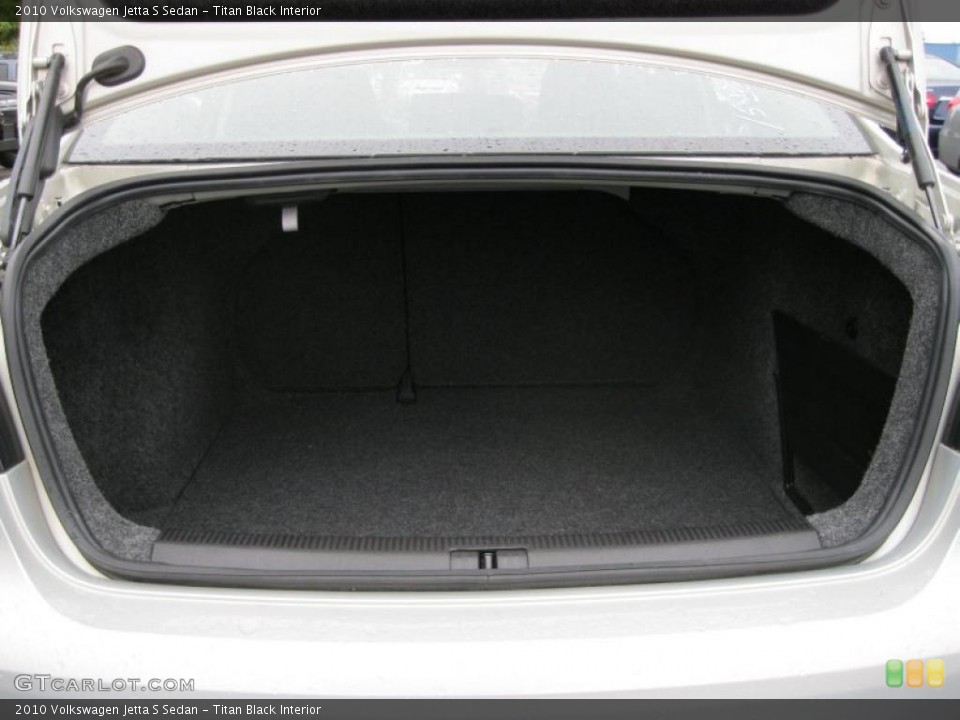 Titan Black Interior Trunk for the 2010 Volkswagen Jetta S Sedan #38151060