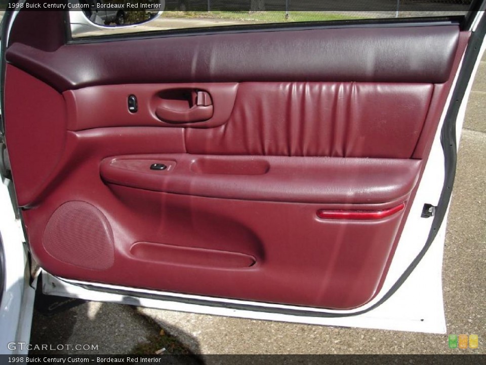 Bordeaux Red Interior Photo for the 1998 Buick Century Custom #38151688