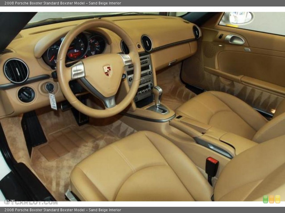 Sand Beige Interior Photo for the 2008 Porsche Boxster  #38152076