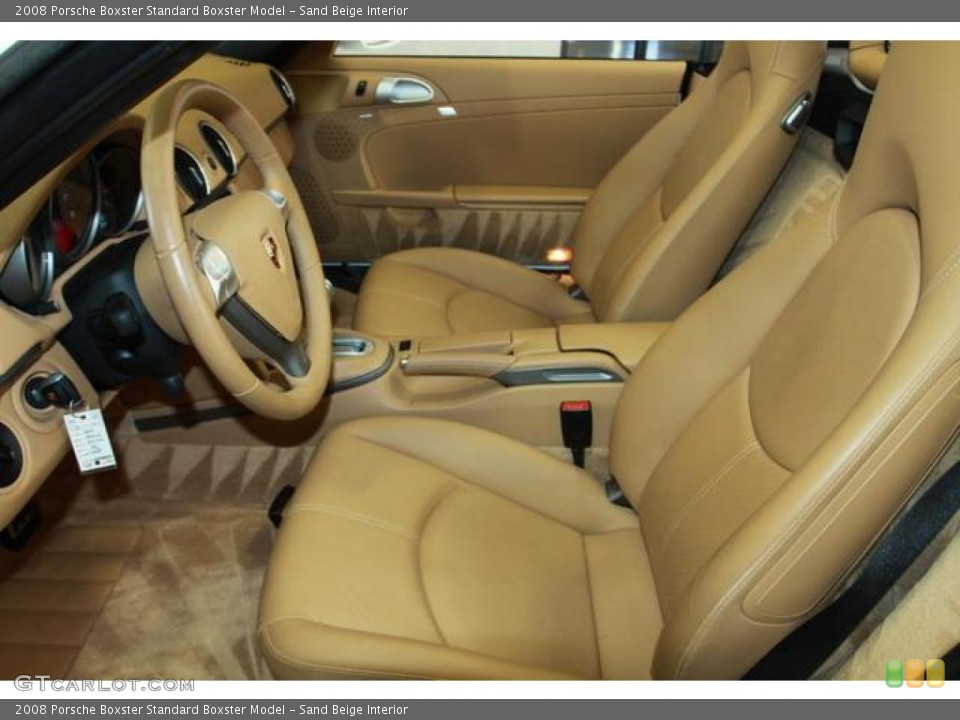 Sand Beige Interior Photo for the 2008 Porsche Boxster  #38152092