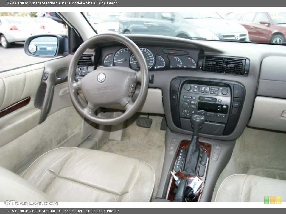 Shale Beige Interior Dashboard for the 1998 Cadillac Catera  #38153748