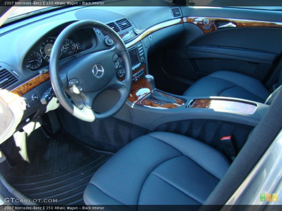 Black Interior Photo for the 2007 Mercedes-Benz E 350 4Matic Wagon #38156141