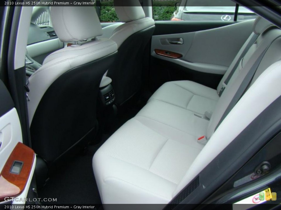 Gray Interior Photo for the 2010 Lexus HS 250h Hybrid Premium #38156441