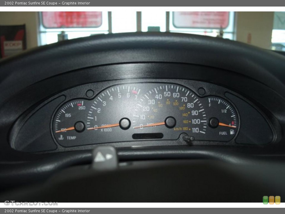 Graphite Interior Gauges for the 2002 Pontiac Sunfire SE Coupe #38156533