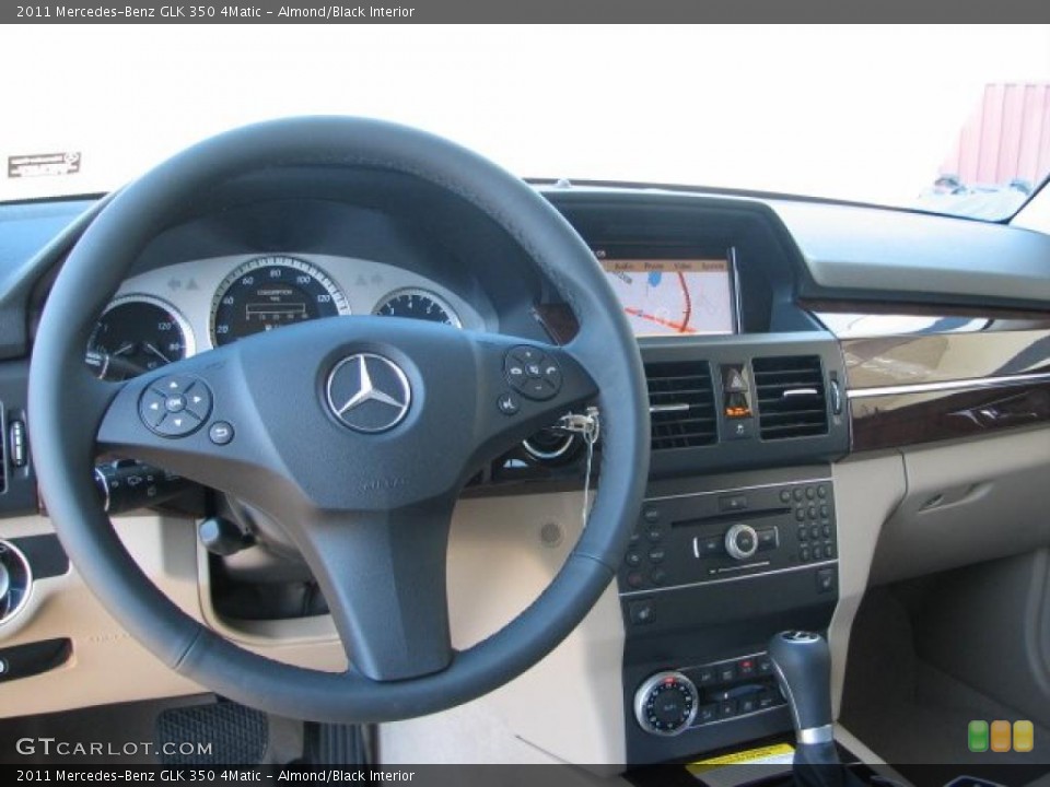 Almond/Black Interior Dashboard for the 2011 Mercedes-Benz GLK 350 4Matic #38157653