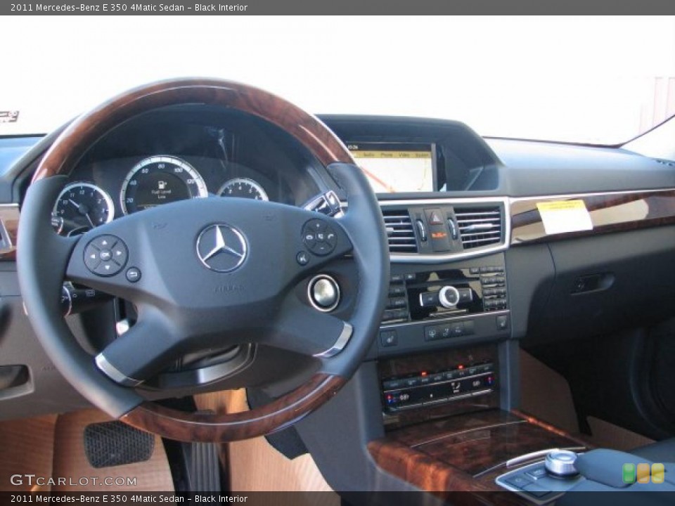 Black Interior Dashboard for the 2011 Mercedes-Benz E 350 4Matic Sedan #38157937