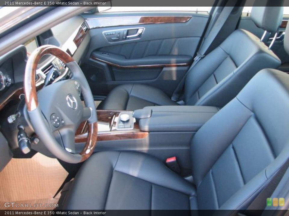 Black Interior Photo for the 2011 Mercedes-Benz E 350 4Matic Sedan #38157949