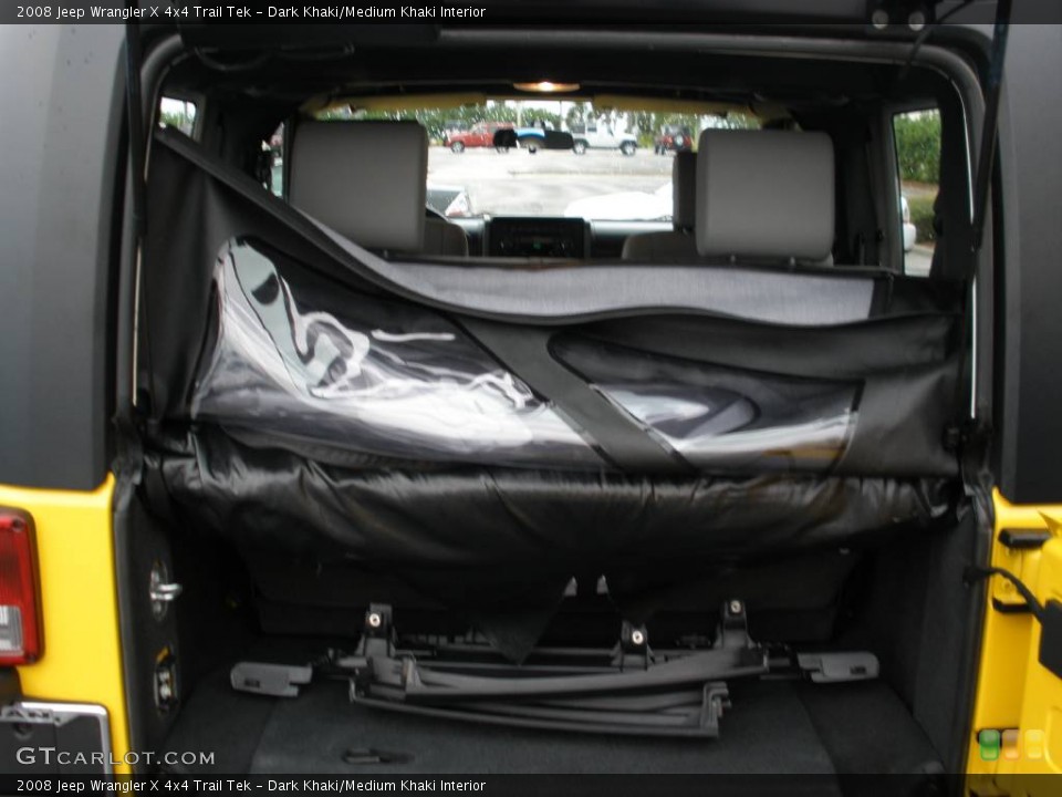 Dark Khaki/Medium Khaki Interior Trunk for the 2008 Jeep Wrangler X 4x4 Trail Tek #381660