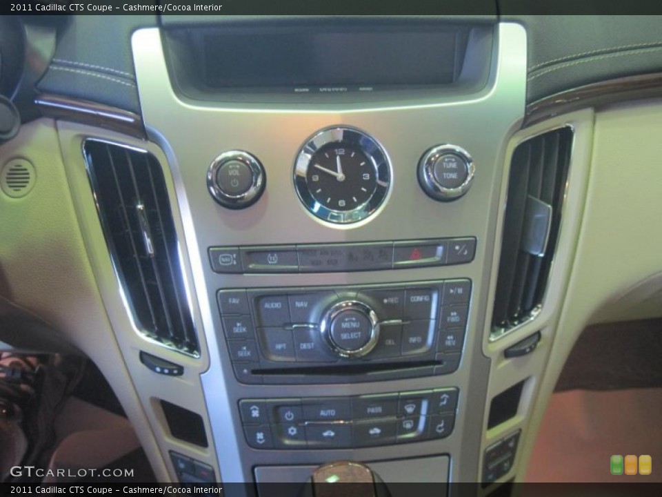 Cashmere/Cocoa Interior Controls for the 2011 Cadillac CTS Coupe #38168914