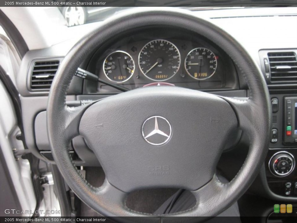 Charcoal Interior Steering Wheel for the 2005 Mercedes-Benz ML 500 4Matic #38173400