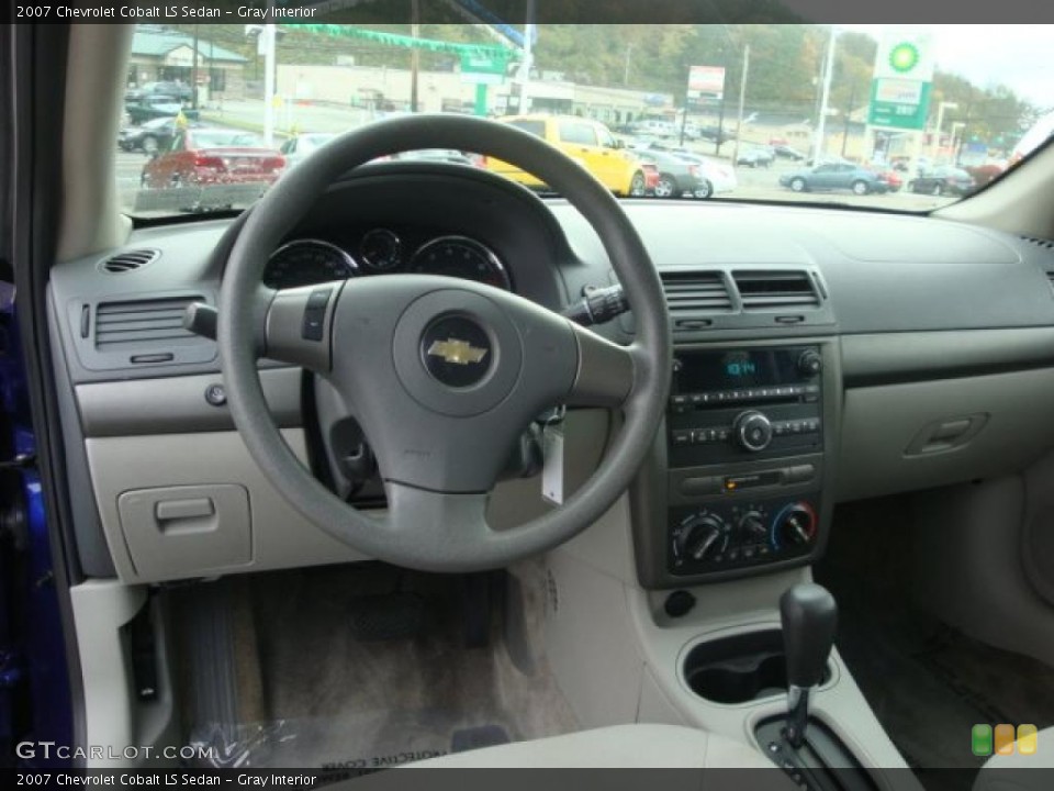 Gray Interior Dashboard for the 2007 Chevrolet Cobalt LS Sedan #38173868