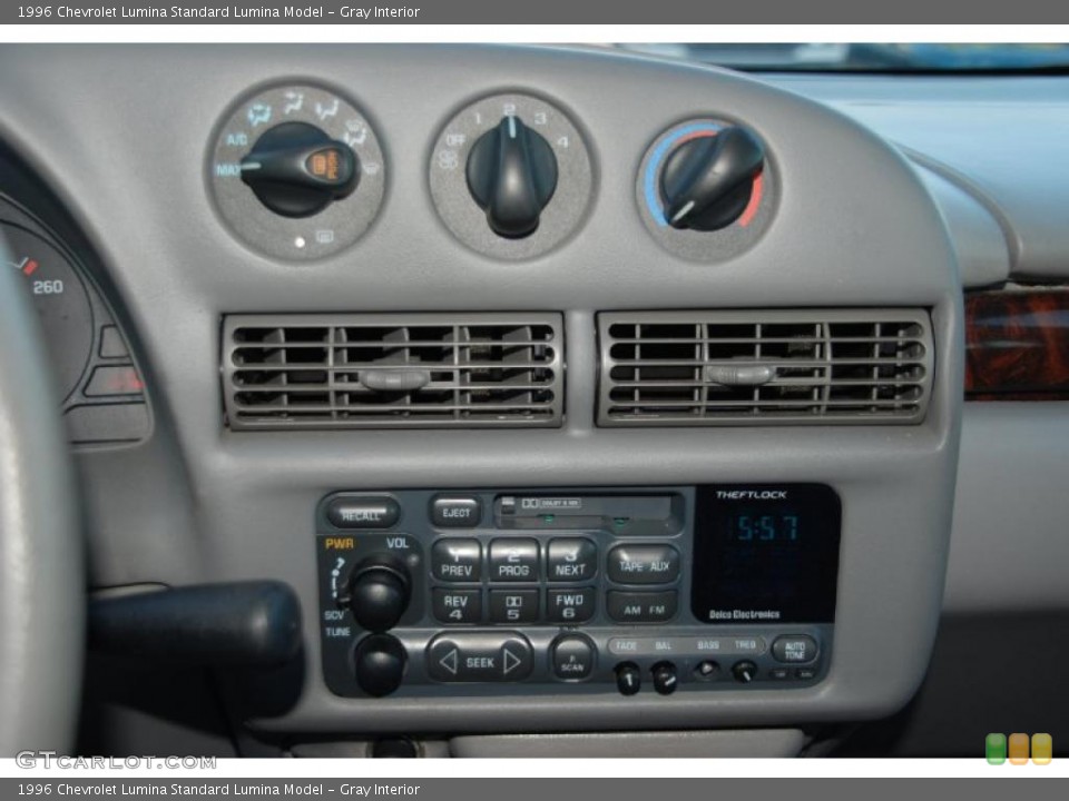 Gray Interior Controls for the 1996 Chevrolet Lumina  #38174608