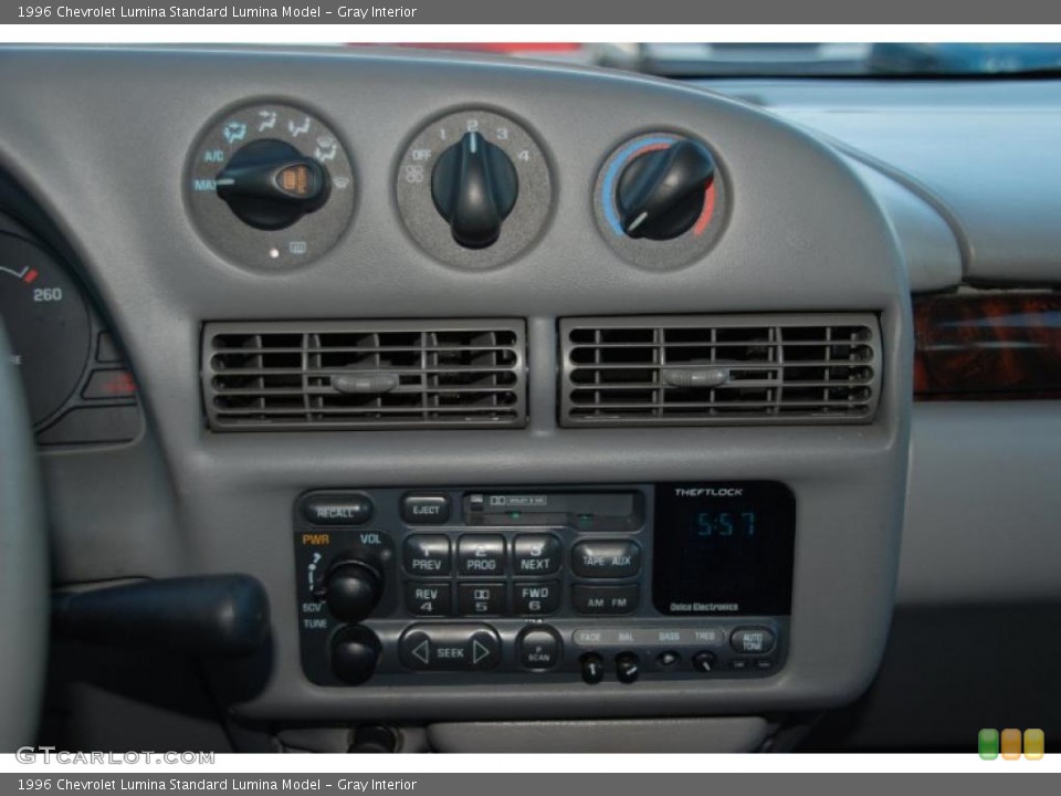 Gray Interior Controls for the 1996 Chevrolet Lumina  #38174628