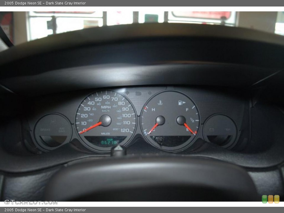 Dark Slate Gray Interior Gauges for the 2005 Dodge Neon SE #38177004
