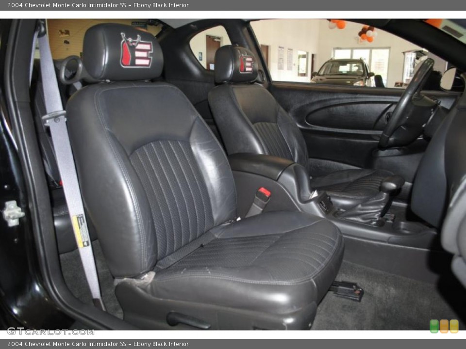 Ebony Black Interior Photo for the 2004 Chevrolet Monte Carlo Intimidator SS #38177492