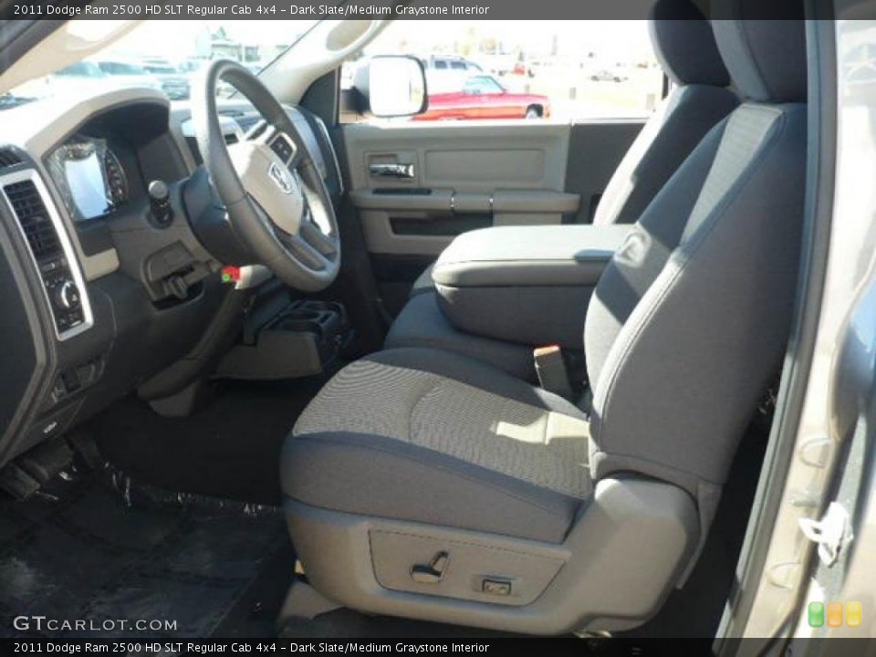 Dark Slate/Medium Graystone Interior Photo for the 2011 Dodge Ram 2500 HD SLT Regular Cab 4x4 #38180300