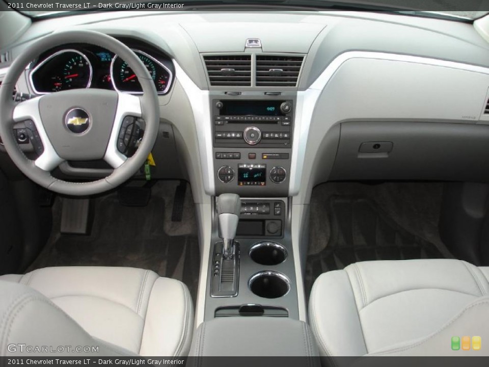 Dark Gray/Light Gray Interior Dashboard for the 2011 Chevrolet Traverse LT #38180800