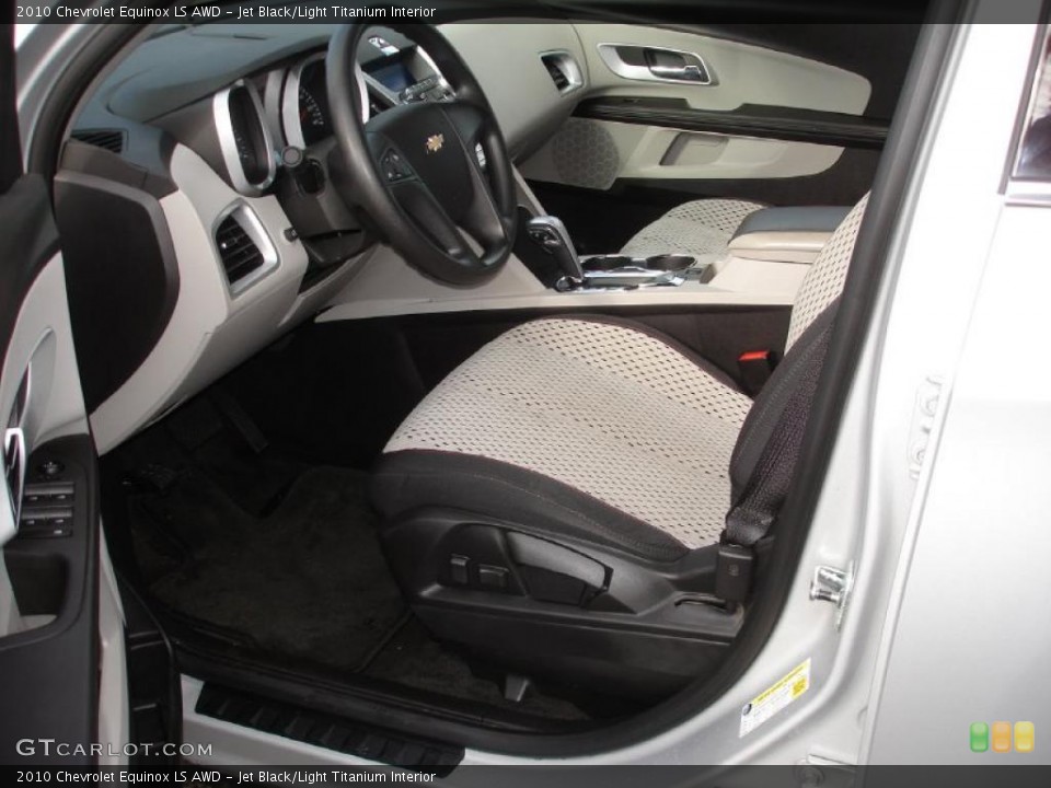 Jet Black/Light Titanium Interior Photo for the 2010 Chevrolet Equinox LS AWD #38181476