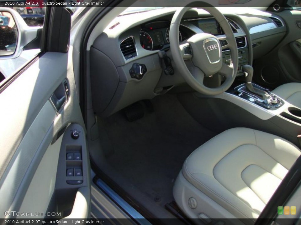 Light Gray Interior Photo for the 2010 Audi A4 2.0T quattro Sedan #38181732