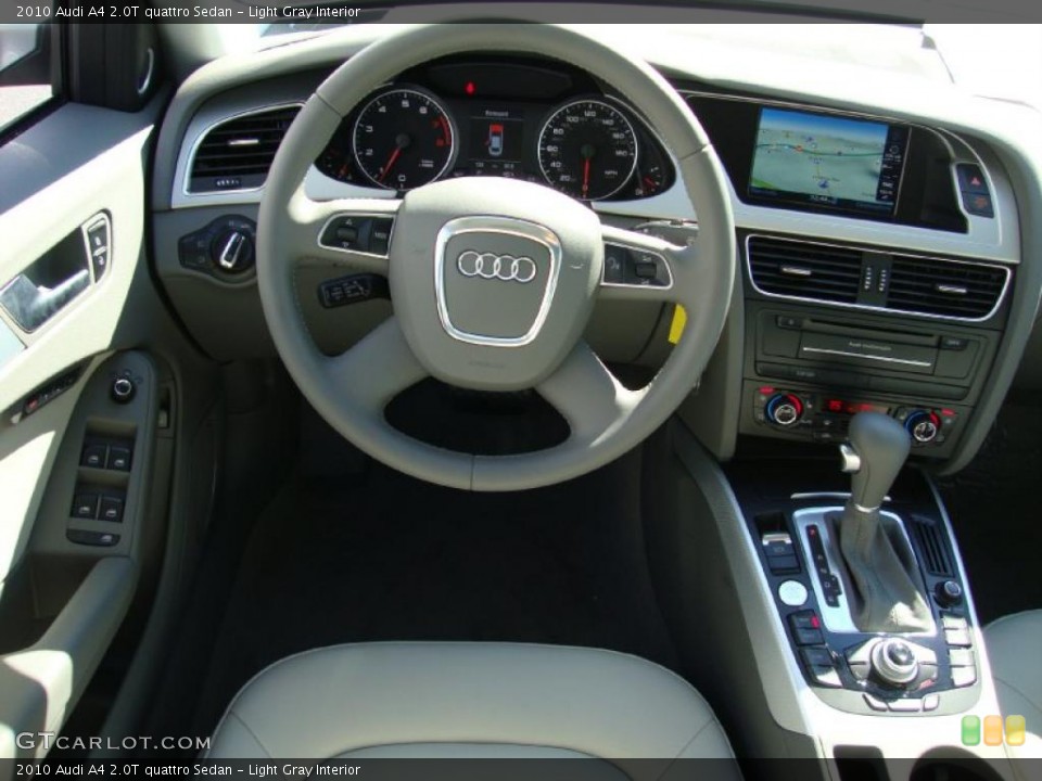 Light Gray Interior Dashboard for the 2010 Audi A4 2.0T quattro Sedan #38181972
