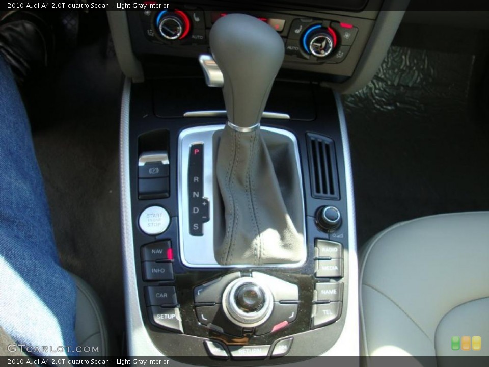 Light Gray Interior Transmission for the 2010 Audi A4 2.0T quattro Sedan #38182072