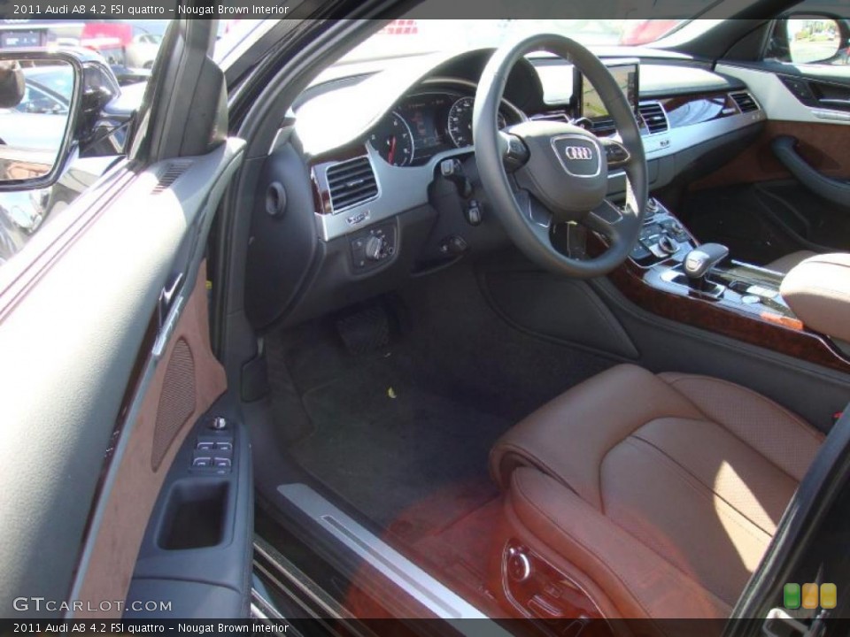 Nougat Brown Interior Photo for the 2011 Audi A8 4.2 FSI quattro #38182336