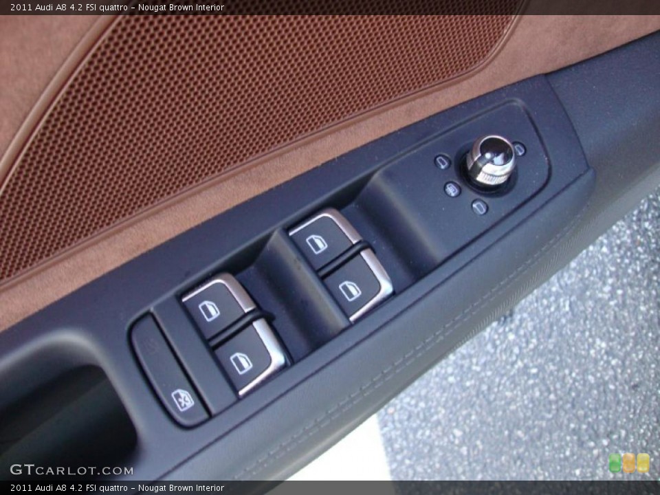 Nougat Brown Interior Controls for the 2011 Audi A8 4.2 FSI quattro #38182372