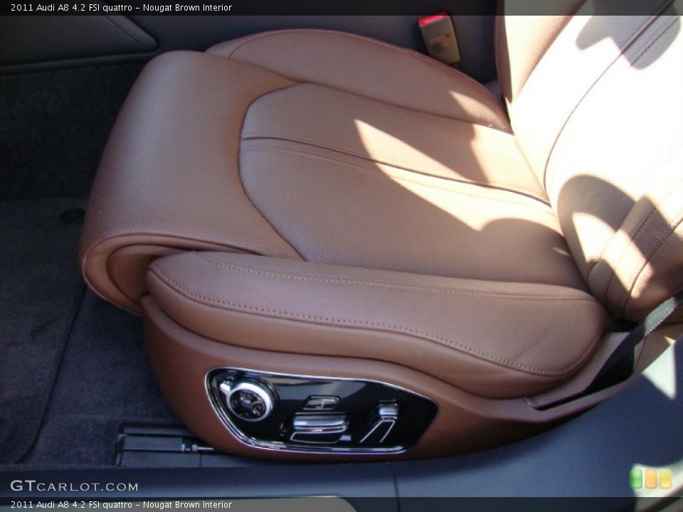 Nougat Brown Interior Photo for the 2011 Audi A8 4.2 FSI quattro #38182388