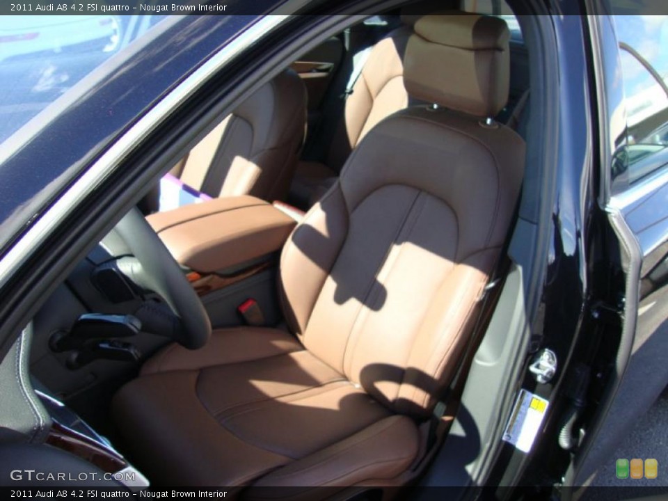 Nougat Brown Interior Photo for the 2011 Audi A8 4.2 FSI quattro #38182404