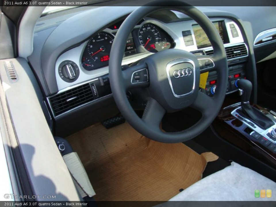 Black Interior Photo for the 2011 Audi A6 3.0T quattro Sedan #38182928