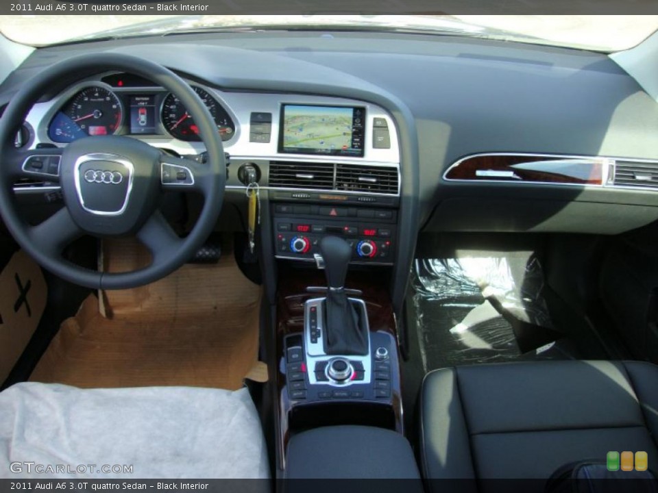 Black Interior Dashboard for the 2011 Audi A6 3.0T quattro Sedan #38183088