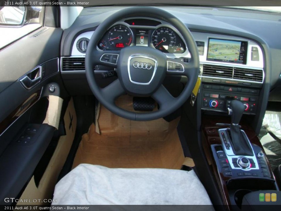 Black Interior Dashboard for the 2011 Audi A6 3.0T quattro Sedan #38183108