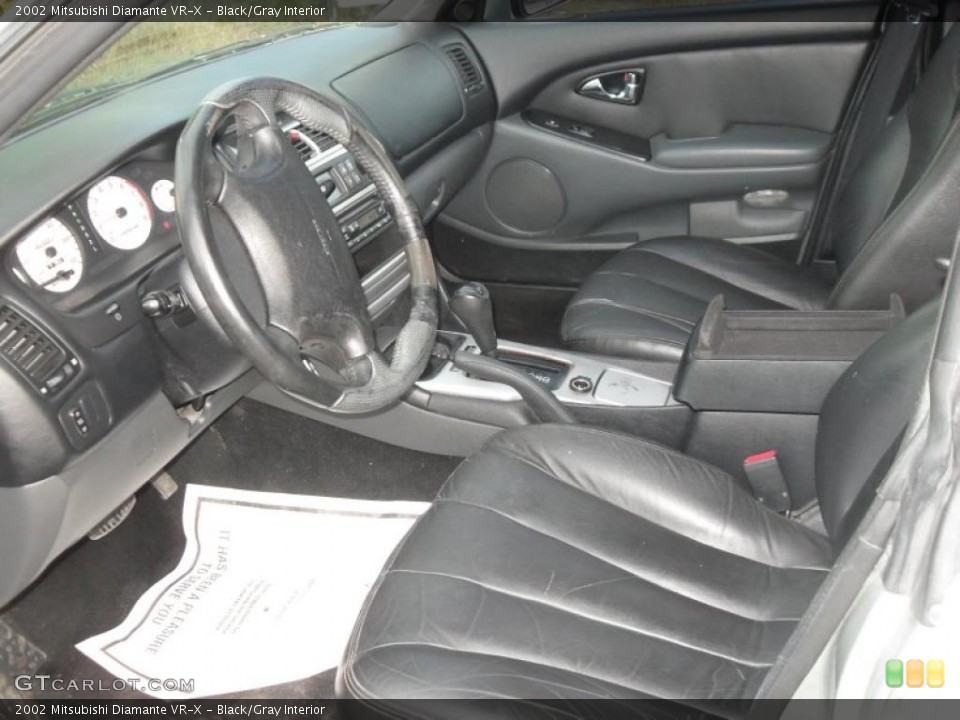 Black/Gray Interior Photo for the 2002 Mitsubishi Diamante VR-X #38183212