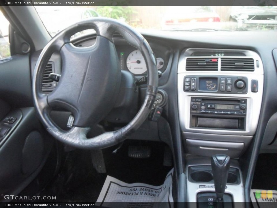 Black/Gray Interior Controls for the 2002 Mitsubishi Diamante VR-X #38183260