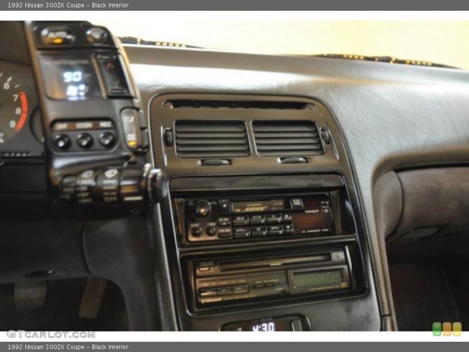 Black Interior Controls for the 1992 Nissan 300ZX Coupe #38183396