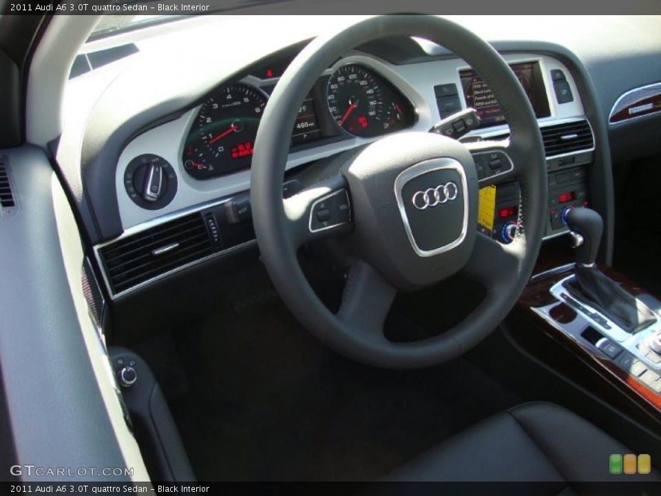 Black Interior Photo for the 2011 Audi A6 3.0T quattro Sedan #38183456