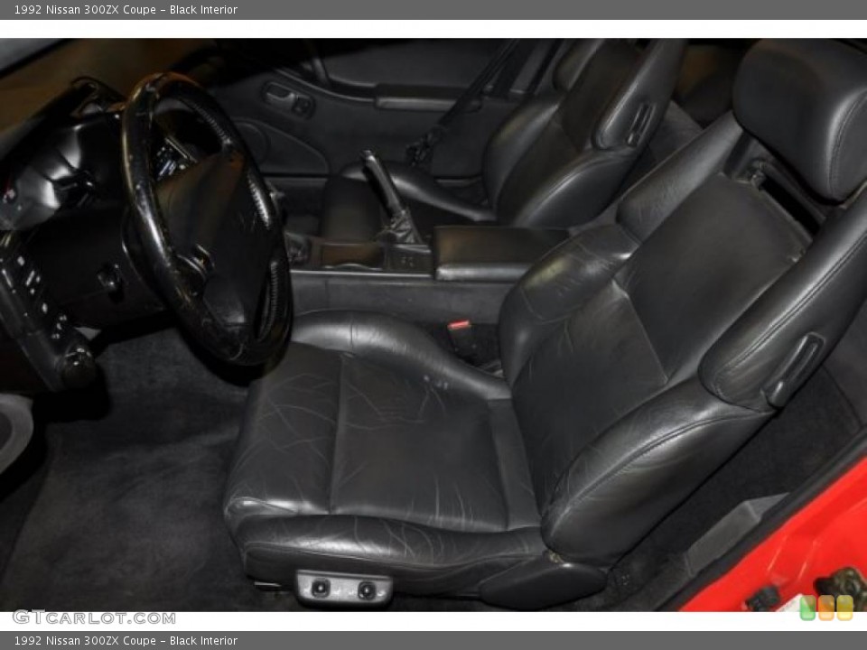 Black Interior Photo for the 1992 Nissan 300ZX Coupe #38183468