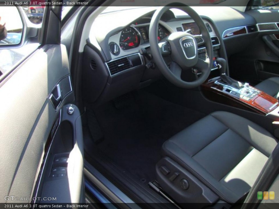 Black Interior Photo for the 2011 Audi A6 3.0T quattro Sedan #38183472