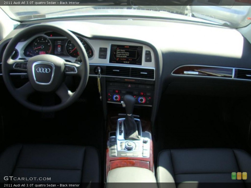 Black Interior Dashboard for the 2011 Audi A6 3.0T quattro Sedan #38183692