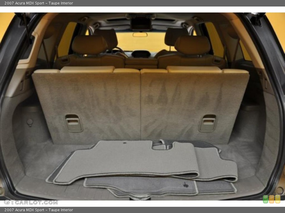 Taupe Interior Trunk for the 2007 Acura MDX Sport #38183816