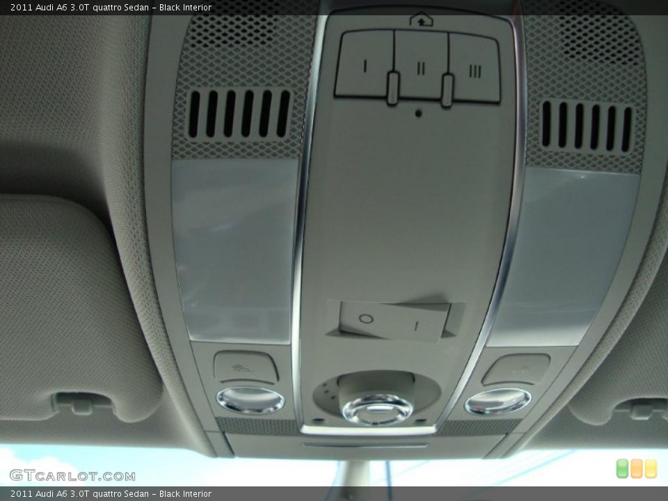 Black Interior Controls for the 2011 Audi A6 3.0T quattro Sedan #38183852
