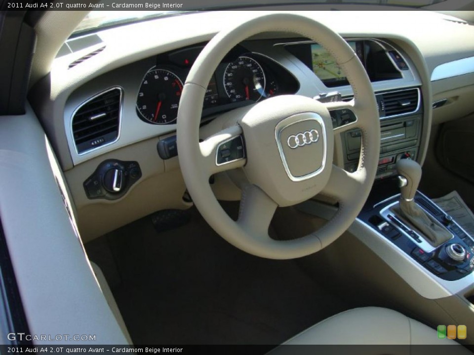 Cardamom Beige Interior Photo for the 2011 Audi A4 2.0T quattro Avant #38184092