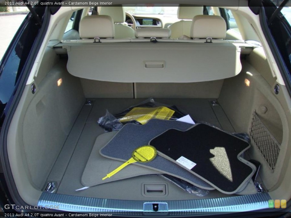 Cardamom Beige Interior Trunk for the 2011 Audi A4 2.0T quattro Avant #38184308