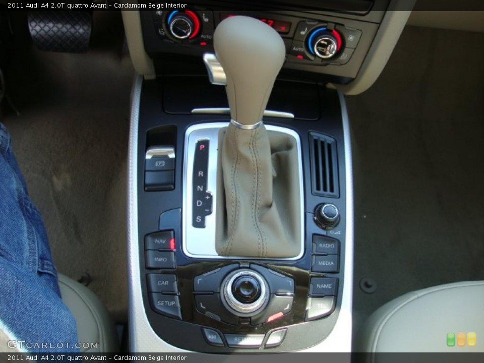 Cardamom Beige Interior Transmission for the 2011 Audi A4 2.0T quattro Avant #38184480