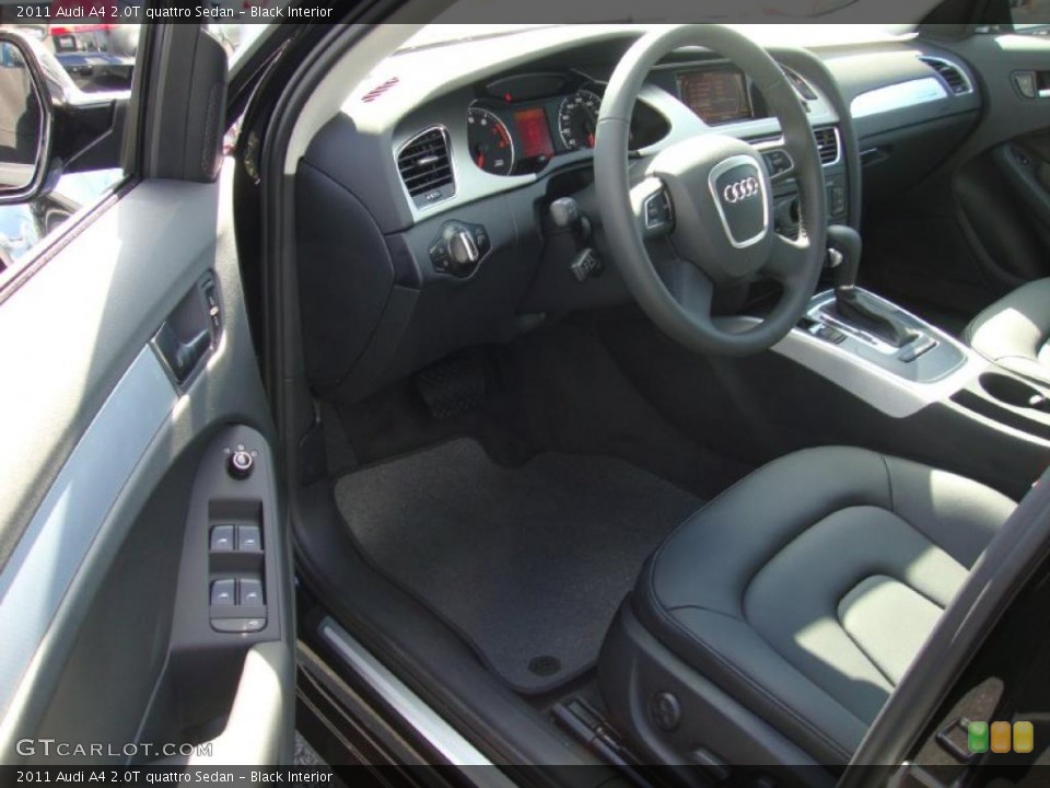 Black Interior Photo for the 2011 Audi A4 2.0T quattro Sedan #38185328